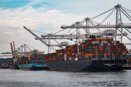 Container logistics shipping